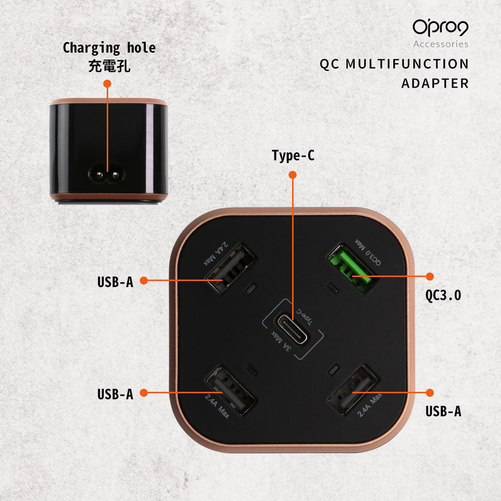 QC Multifunction Charger PD 多功能充电器 FMP206